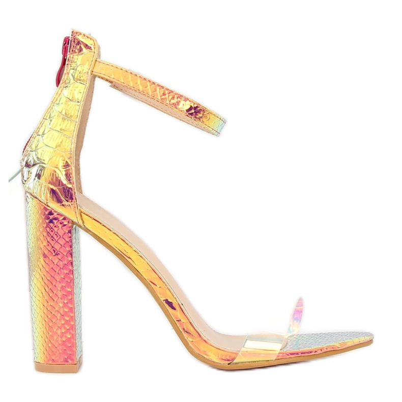 Sandálias petróleo ouro cor BD344 ouro dourado