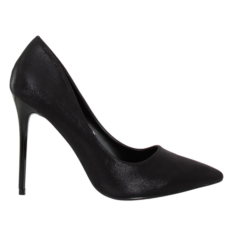 Sapatos de salto alto femininos negros AT-0596-L Preto