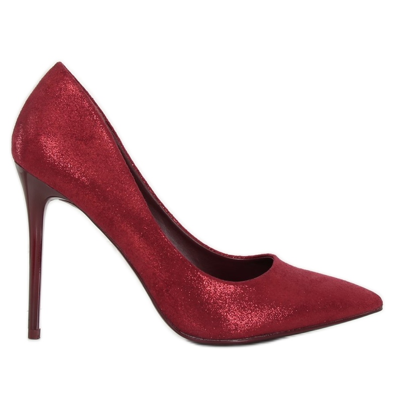 Salto alto marrom feminino AT-0596-L Wine vermelho