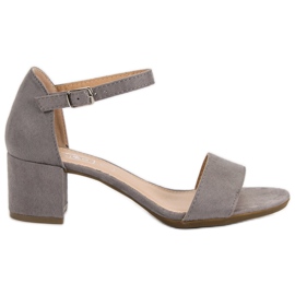 Filippo Sandálias de salto alto cinza