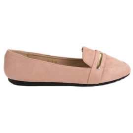 Senhores do pó de camurça rosa