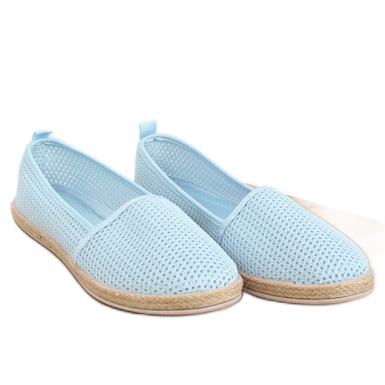 Alpargatas de malha azul JX1029 L.BLUE