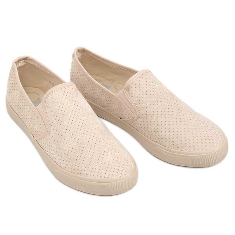 Tênis slip-on bege G-92 Beige