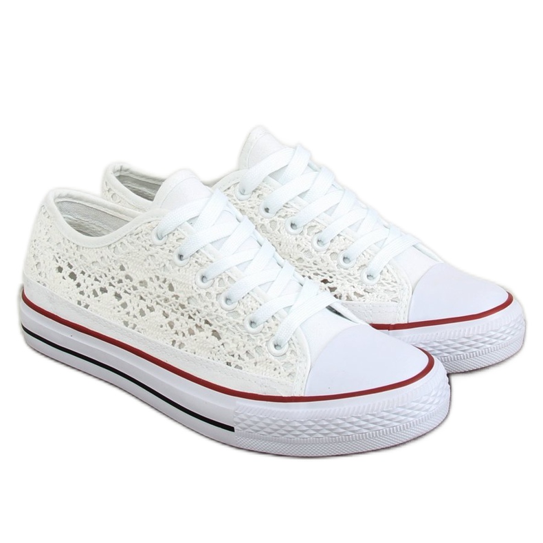 Tênis de renda branca NB282P Branco