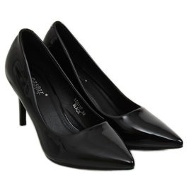 Preto feminino salto alto LE011P Preto Preto feminino salto alto LE011P Preto