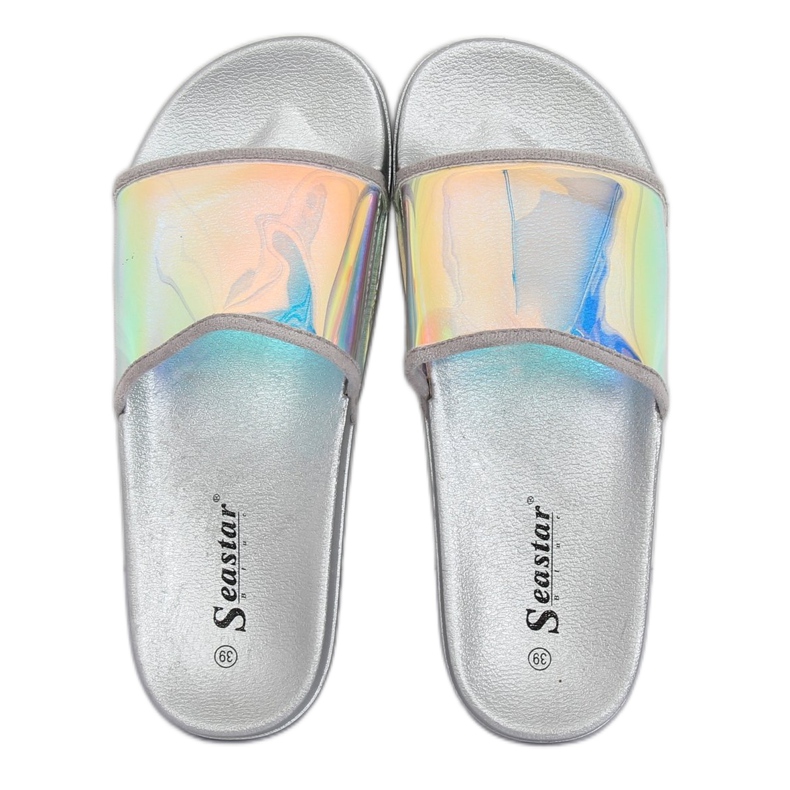 Chinelos benzina cor prata CK80P prata cinza