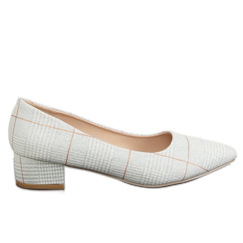 Bombas em xadrez prata CC207P prata cinza