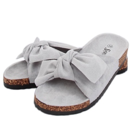 Chinelos cinza camurça cinza CK02P cinza Chinelos cinza camurça cinza CK02P cinza