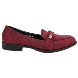 Nio Nio Mocassins marrons vermelho