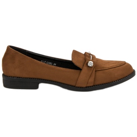 Nio Nio Mocassins de camelo marrom