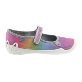 Calçados infantis Befado 114Y350 roxo azul multicolorido