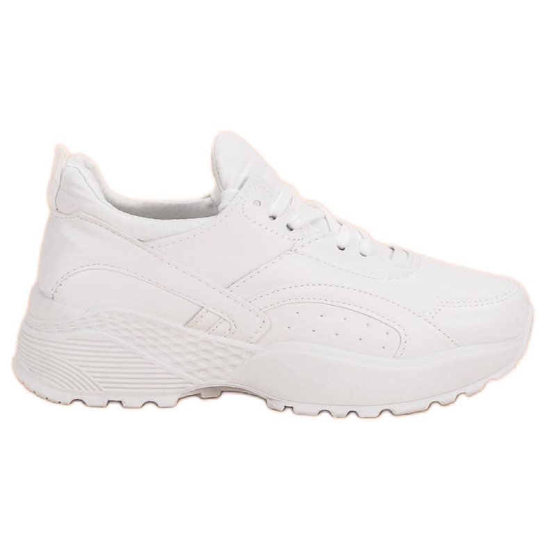 Small Swan Tênis brancos na plataforma