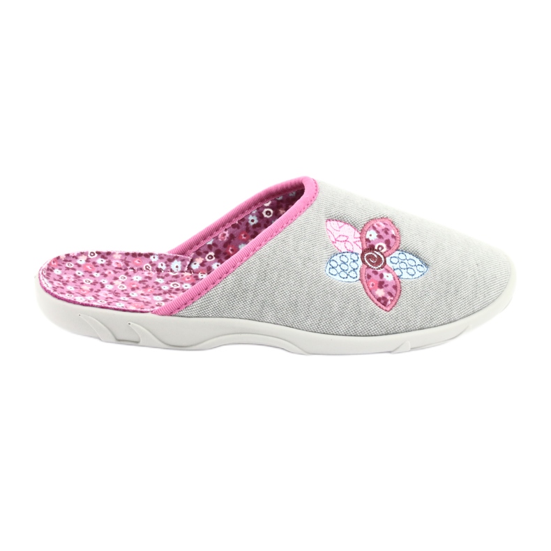 Sapatos femininos coloridos Befado 235D155 tolet cinza