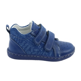 Ren But azul Calçado médico infantil com velcro Ren Mas 1429