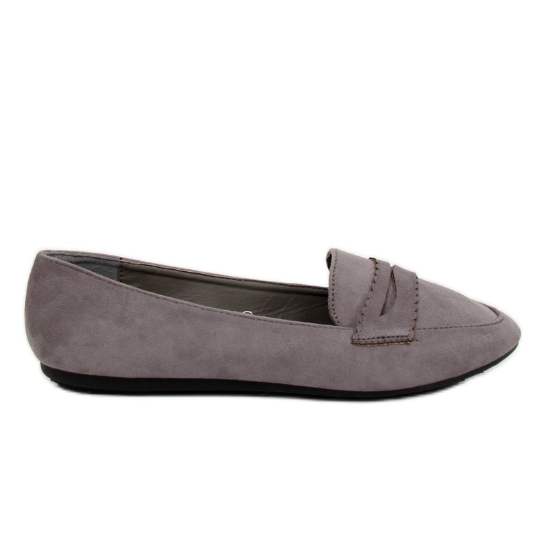 Mocassins de bailarina cinza JM6655Q Gris