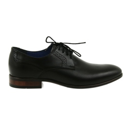 Nikopol Sapatos de couro masculino 1695 preto