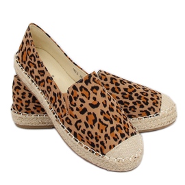 Alpercatas leopardo 180-5 Leopardo feminino castanho multicolorido