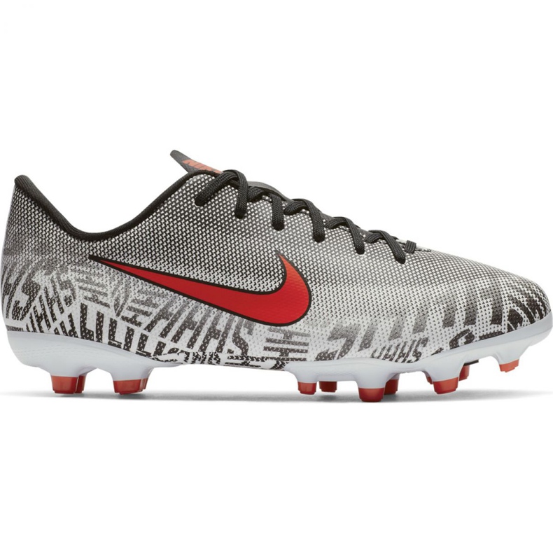 Chuteiras Nike Mercurial Vapor 12 Academy Neymar FG / MG Jr AO2896-170 branco branco