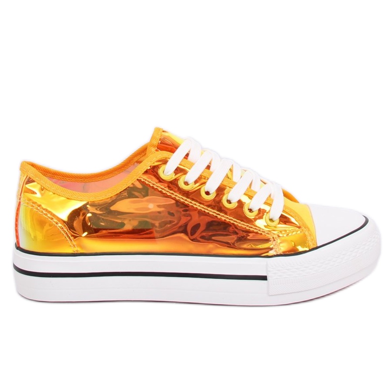 Tênis amarelo XL19P gasolina amarelo dourado