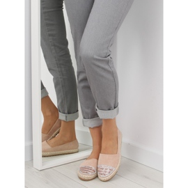 Alpargatas rosa para mulheres H8-102 Champagne II-GAT
