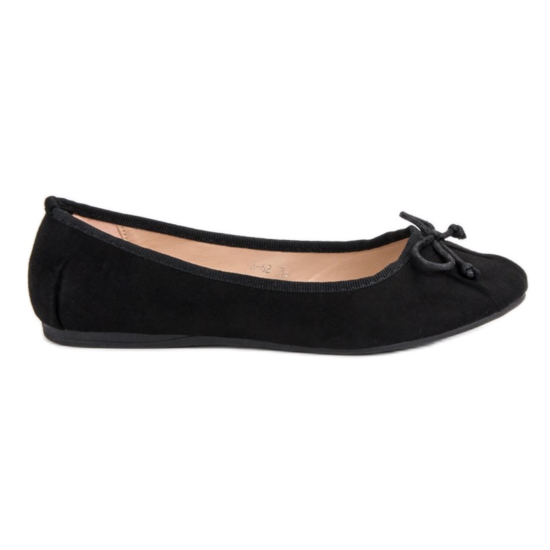 Lucky Shoes Black Tied Ballerinas preto