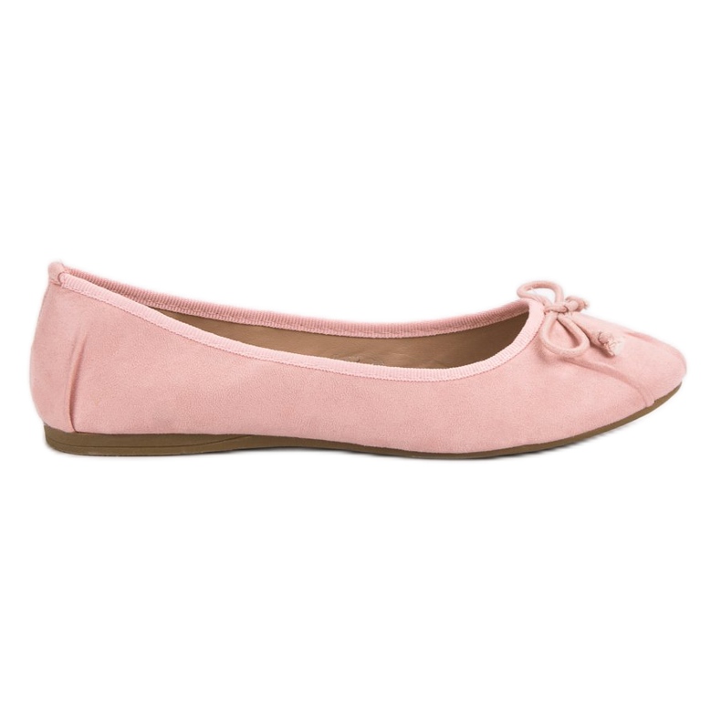 Lucky Shoes Pink Tied Ballerinas rosa