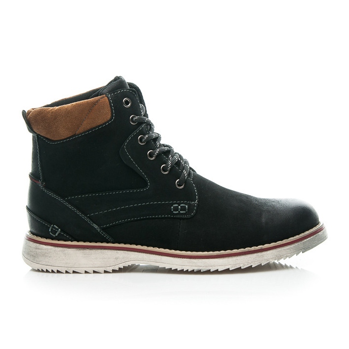 American Club Sapatos Masculinos Outono preto
