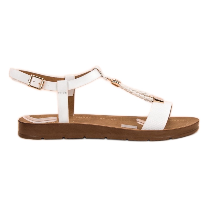 Filippo Sandálias brancas elegantes branco