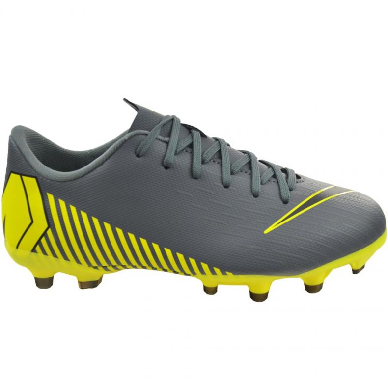 Chuteiras Nike Mercurial Vapor 12 Academy Mg Jr AH7347-070 multicolorido cinza Chuteiras Nike Mercurial Vapor 12 Academy Mg Jr AH7347-070 multicolorido cinza