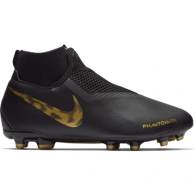 Chuteiras Nike Phantom Vsn Academy Df FG / MG Jr AO3287-077 preto preto