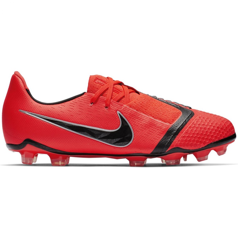 Chuteiras Nike Phantom Venom Elite Fg Jr AO0401-600 multicolorido vermelho
