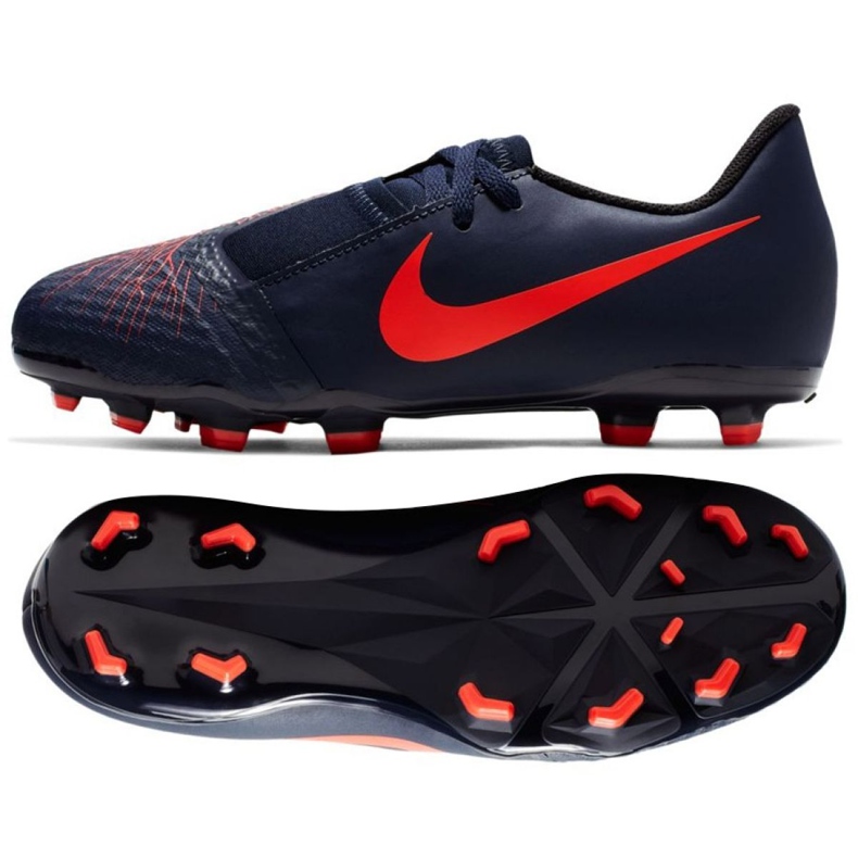 Chuteiras Nike Phantom Venom Academy Fg Jr AO0362-440 multicolorido azul marinho Chuteiras Nike Phantom Venom Academy Fg Jr AO0362-440 multicolorido azul marinho