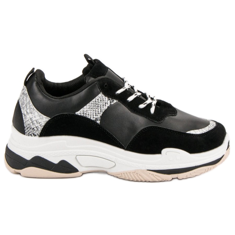 Tênis Pretos Com Estampa Tênis Pretos Com Estampa