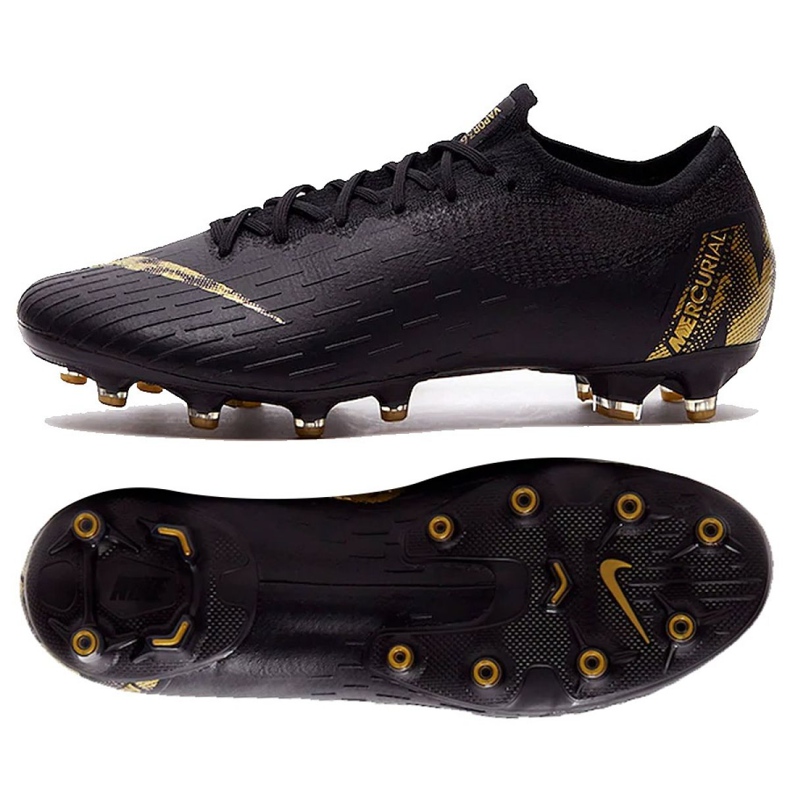 Chuteiras Nike Mercurial Vapor 12 Elite Ag Pro M AH7379-077 preto preto Chuteiras Nike Mercurial Vapor 12 Elite Ag Pro M AH7379-077 preto preto