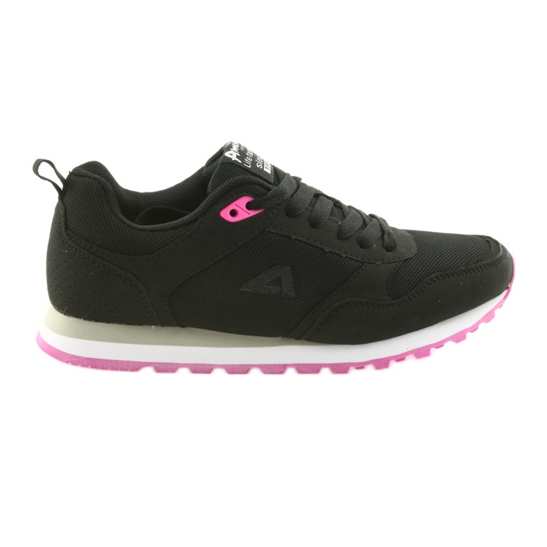 Tênis esportivos American Club WT26 Black preto rosa