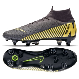 Botas de futebol Nike Mercurial Superfly 6 Elite SG-Pro Ac M AH7366-077 preto preto