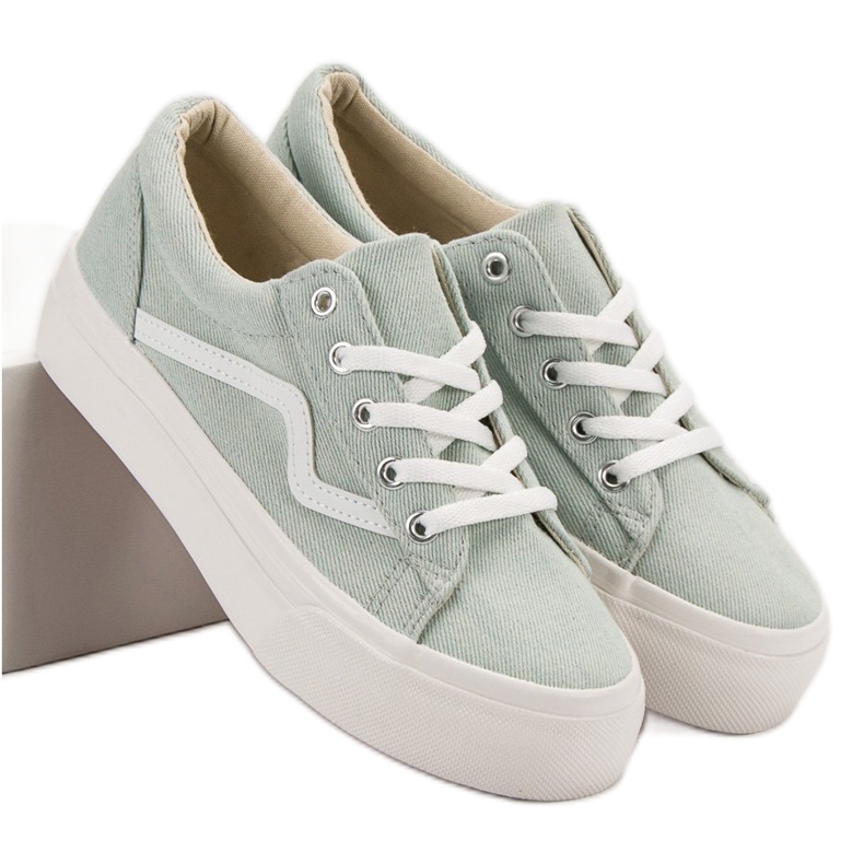 Kylie Tênis verdes elegantes