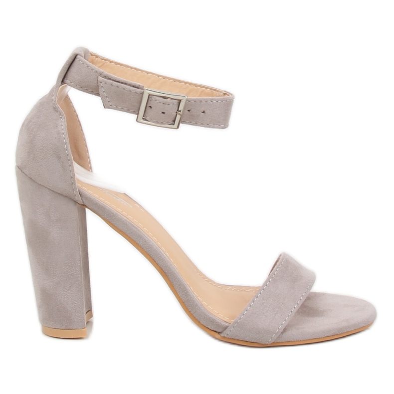 Sandálias cinza no poste 369-18 Gray