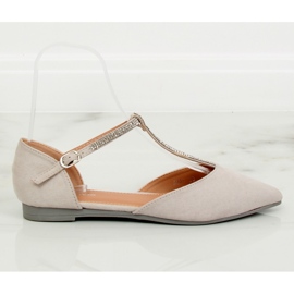 Bailarinas Cinza com Cinto A321 Cinza II-GAT