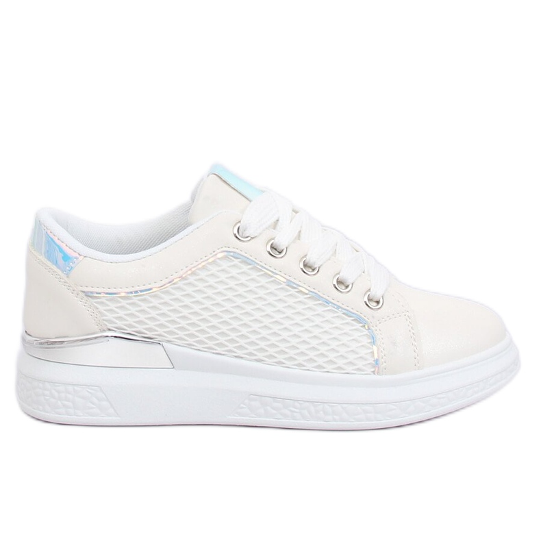 Tênis holográfico branco ZF-40 Branco