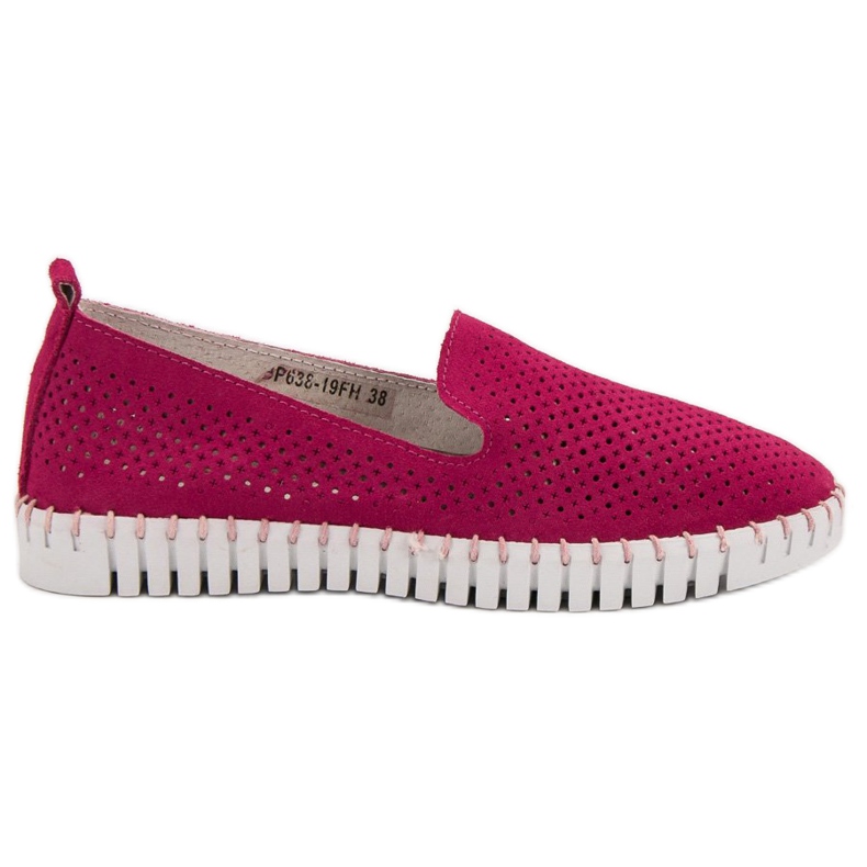 Filippo Lordes de couro rosa