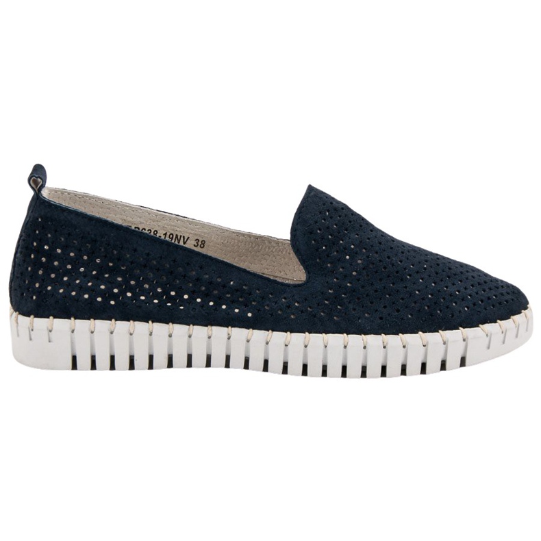 Filippo Senhores de Couro da Marinha azul azul marinho