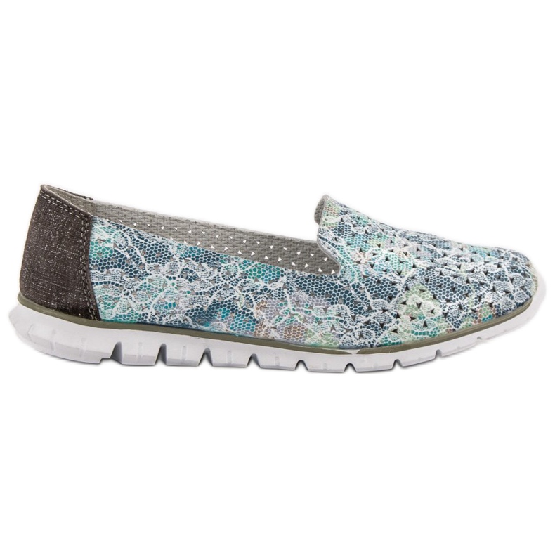 Filippo Senhores de couro da moda cinza