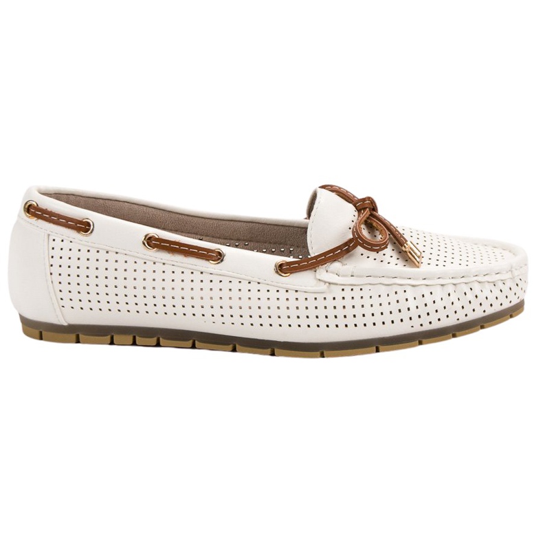 Kylie Mocassins confortáveis branco