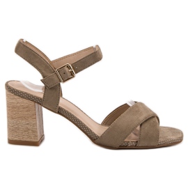 Sandálias VINCEZA marrom