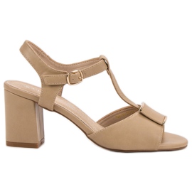 Vinceza Sandálias Elegantes marrom