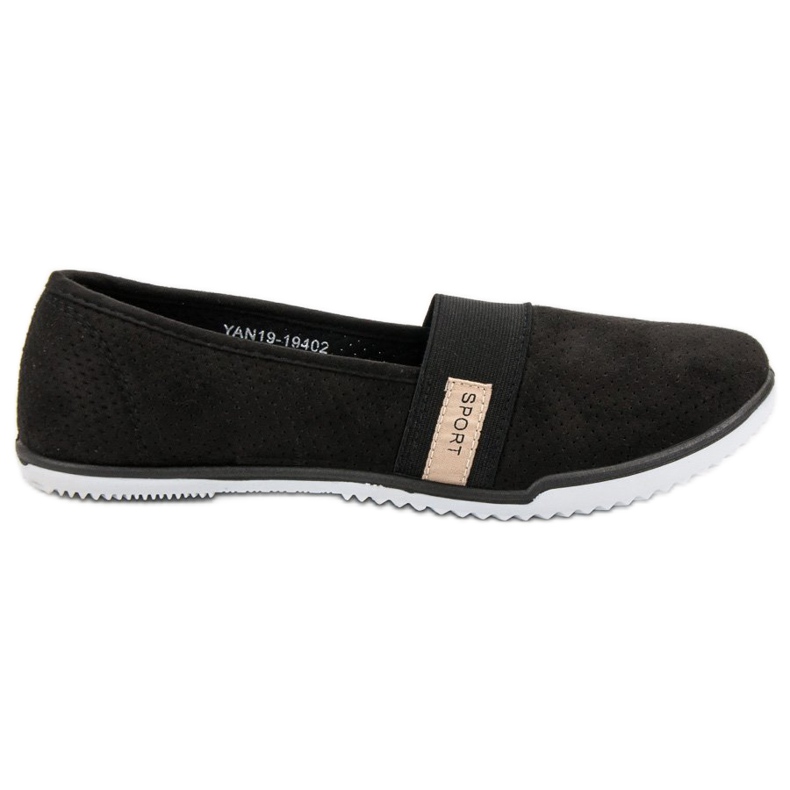 Slipons VINCEZA leves preto