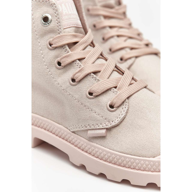 Palladium Pampa Hi Mono Cromado 638 Chicote de Pêssego tolet rosa