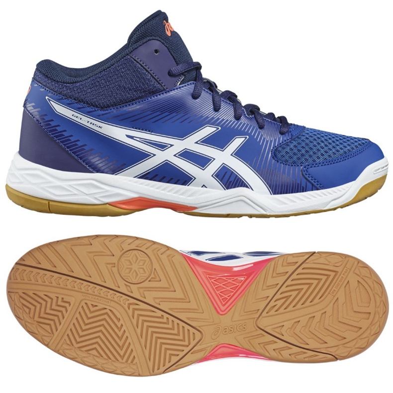 Tênis de voleibol Asics Gel Task M B703Y 4901 multicolorido azul