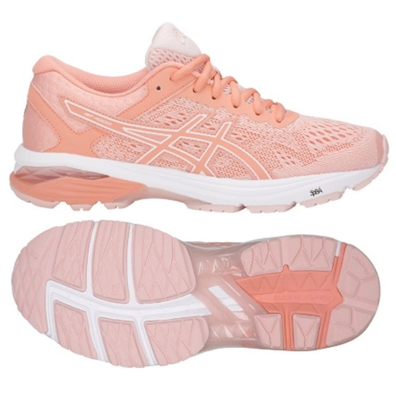 Tênis de corrida Asics Gt 1000 6 W T7A9N-1706 rosa